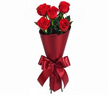 Букет 5 Красных роз Эдлесс Лав в Оредеж