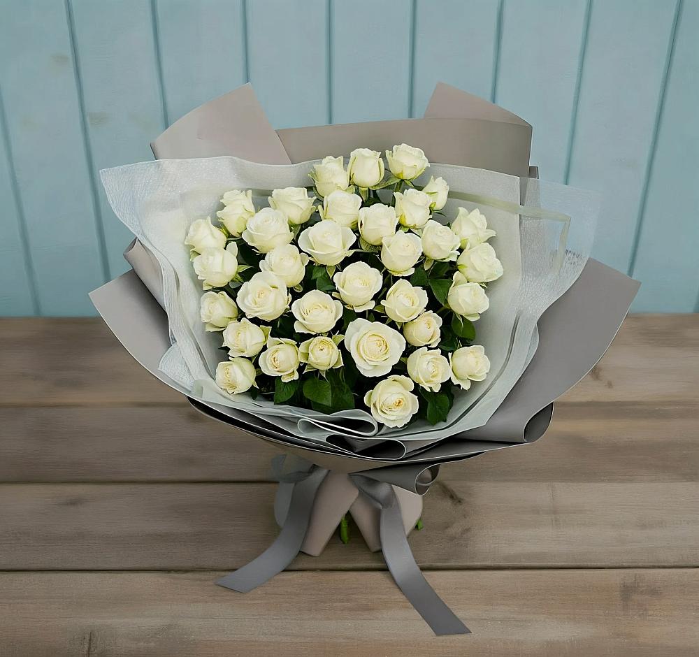 Букет Белоснежная нежность в Оредеж