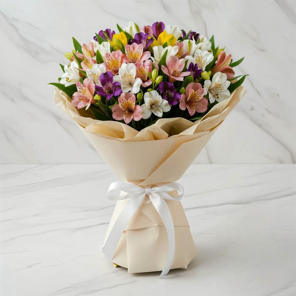 Букет цветов из: Альстромерии в Оредеж