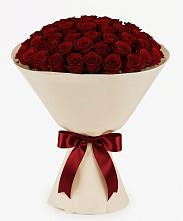 Букет 101 Бордовая роза Блэк Бакарра в Оредеж