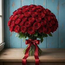 Букет Красные розы Блэк Меджик в Оредеж