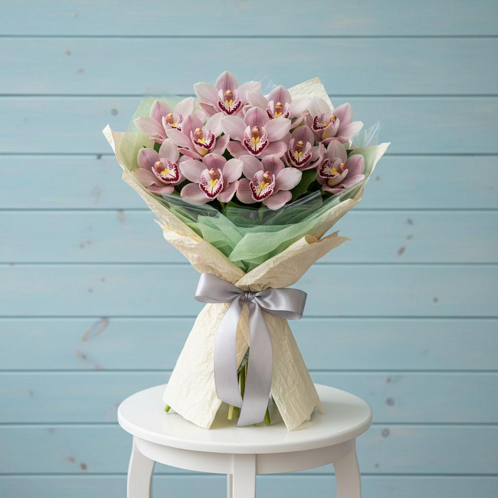 Букет цветов из: Орхидеи и Розы в Оредеж