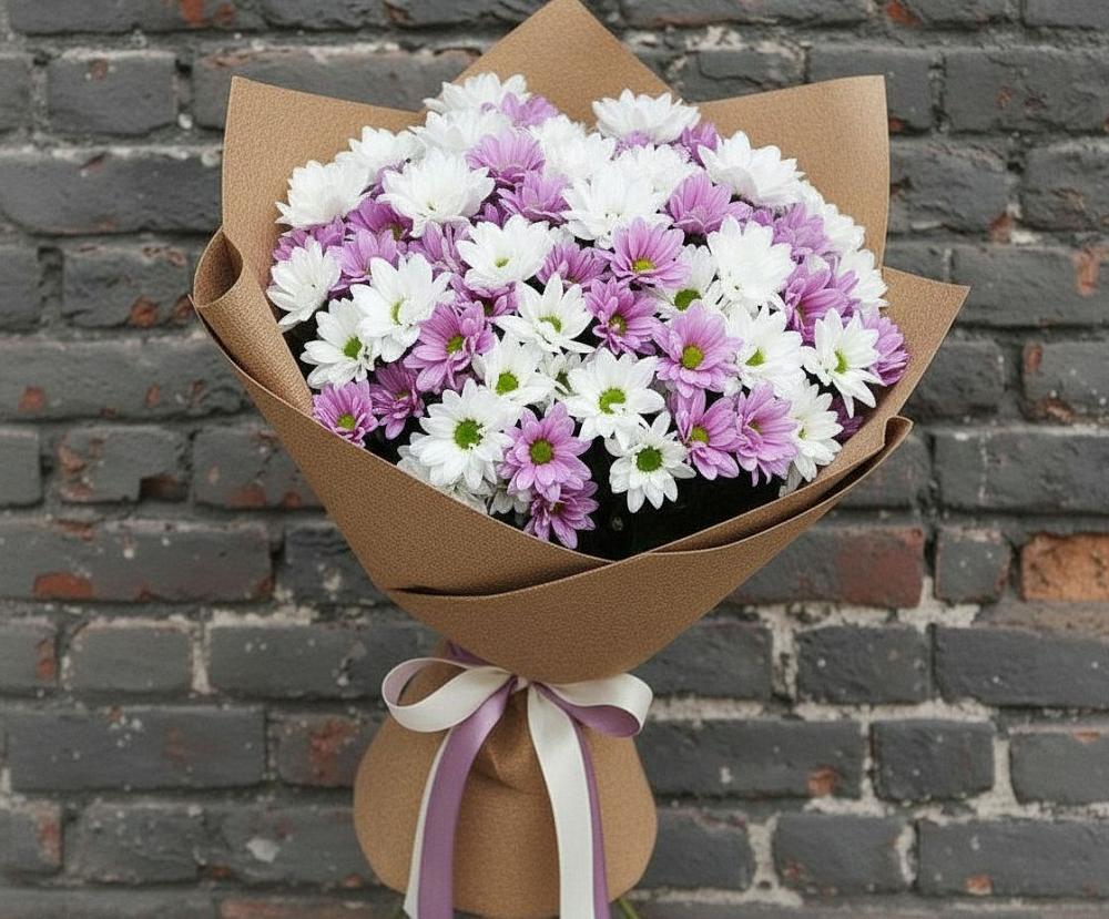 Букет цветов из: Хризантемы в Оредеж