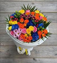 Букет цветов из:  Розы и Хризантемы в Оредеж