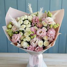 Букет цветов из:  Альстромерии и Розы в Оредеж