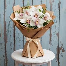 Букет цветов из:  Орхидеи и Розы в Оредеж